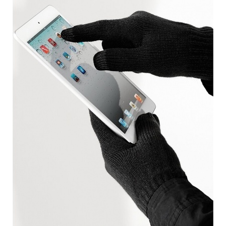 Touchscreen gloves black for adults