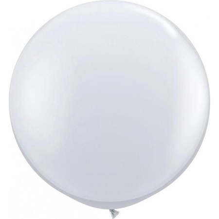 Transparante grote ballonnen 90 cm diameter - Diamond Clear
