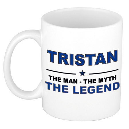 Tristan The man, The myth the legend cadeau koffie mok / thee beker 300 ml