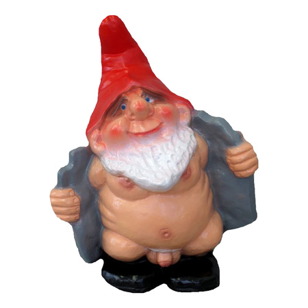 Garden gnome flasher 35 cm