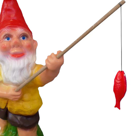 Garden gnome fishing 34 cm