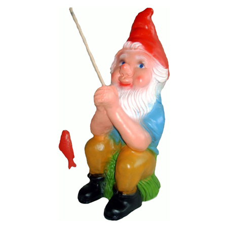 Garden gnome fishing 37 cm