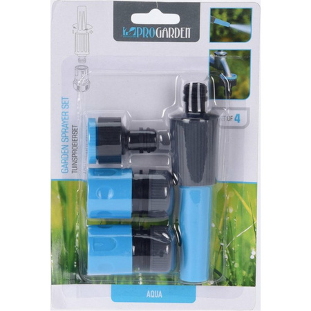 Garden hose sprayer connector set