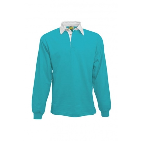 Turquoise polo for men