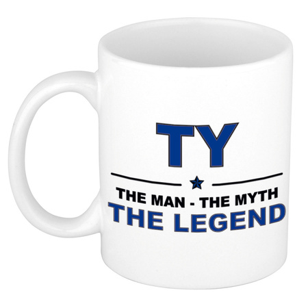 Ty The man, The myth the legend name mug 300 ml