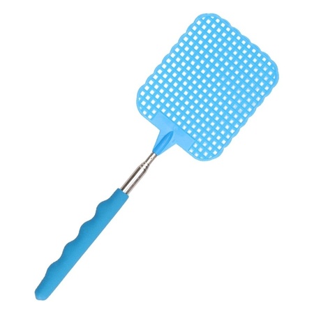 Extendable fly swatter blue  56 cm