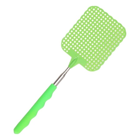 Extendable fly swatter green  56 cm