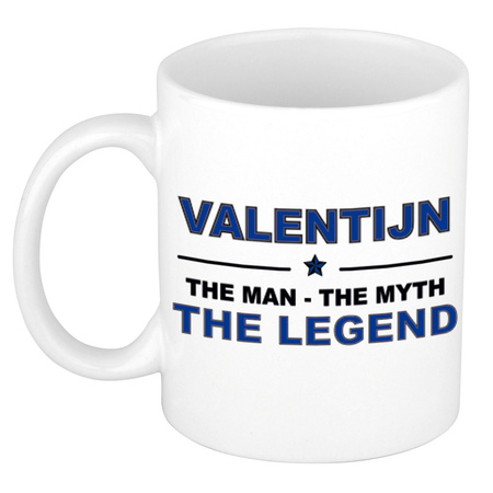 Valentijn The man, The myth the legend cadeau koffie mok / thee beker 300 ml