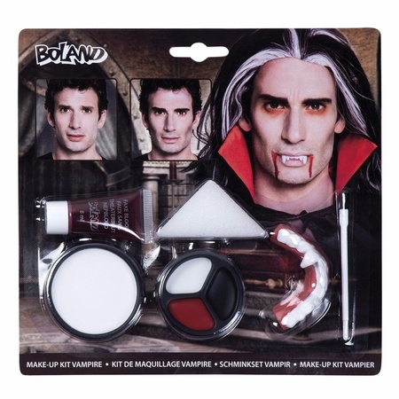 Vampire fangs and make-up