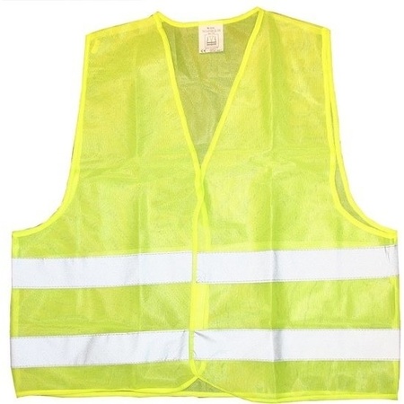 Safety vest yellow for adults