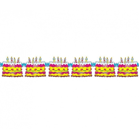 Birthday cake garland 3 meters