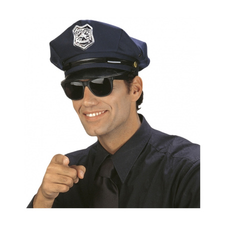 Police carnaval hat for adults
