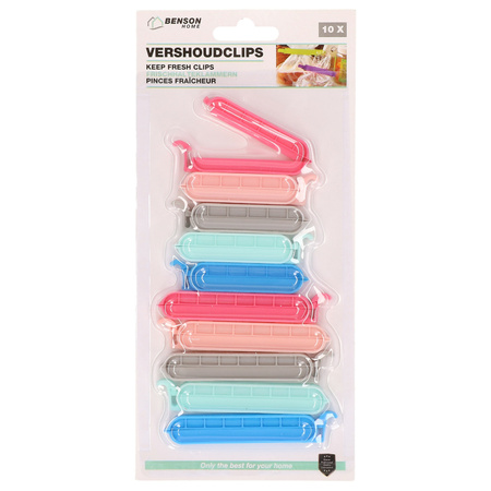 Set of 10x bag clips / pegs