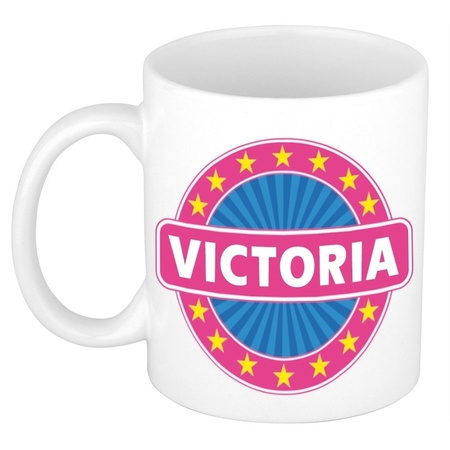 Victoria naam koffie mok / beker 300 ml