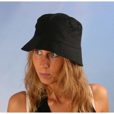 Fisherman hats black for adults