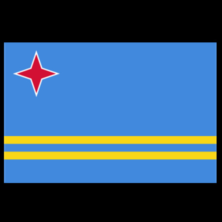 Vlag Aruba luxe kwaliteit