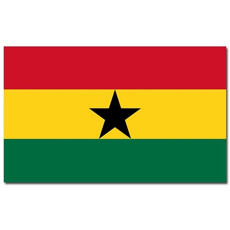 Vlag Ghana 90 x 150 cm feestartikelen