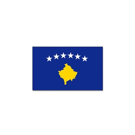 Vlag Kosovo 90 x 150 cm feestartikelen