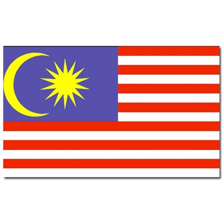 Vlag Maleisie 90 x 150 cm feestartikelen
