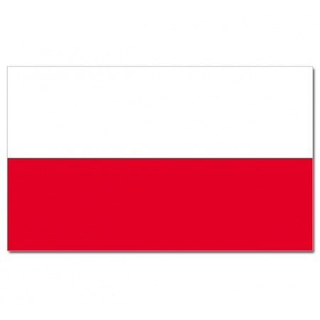 Vlag Polen 90 x 150 cm feestartikelen