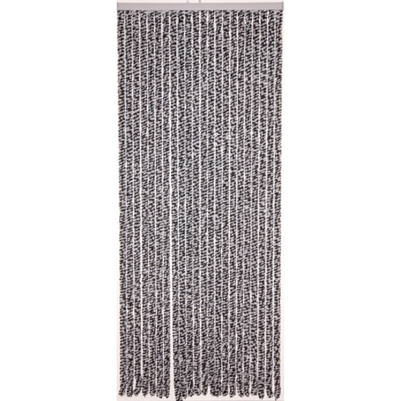 Fly door curtain grey/white 90 x 220 cm