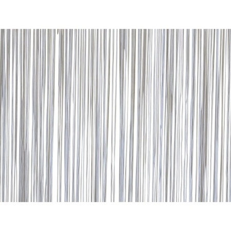 Vliegengordijn/deurgordijn pvc spaghetti wit 230 cm