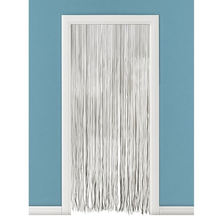 Vliegengordijn/deurgordijn PVC twist zwart 90 x 220 cm