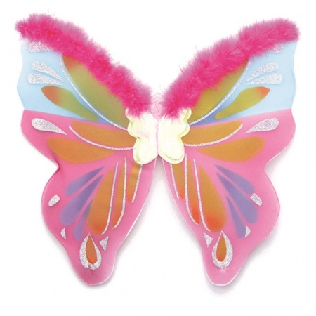 Butterfly wings coloured
