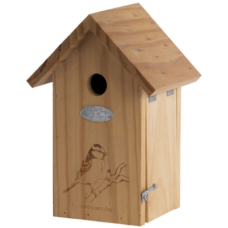 Birdhouse/nest box blue tit silhouette 26 cm