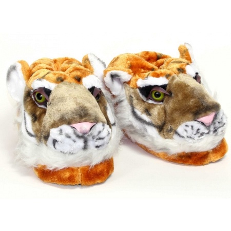 Adults animal slippers tiger