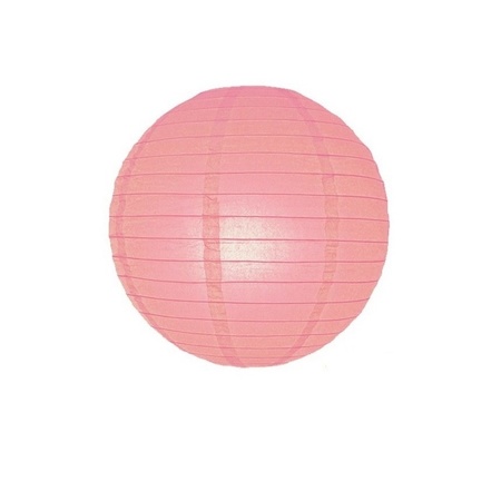 Voordelig lampionnen pakket roze 6x