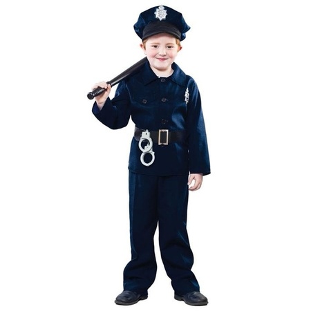 Voordelig politie kostuum voor kinderen