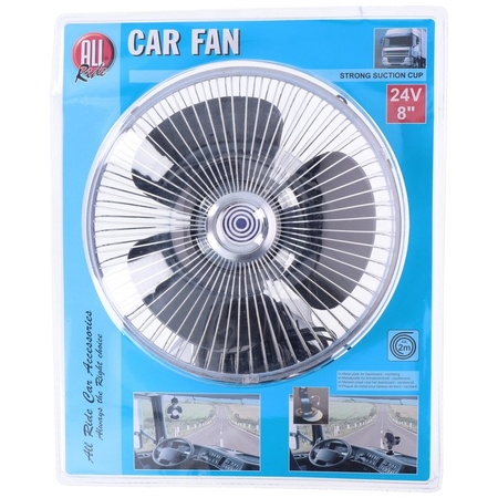 Truck fan with strong suction cup 24V