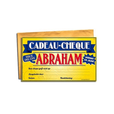 Coupon for the Abraham 20 x 34 cm