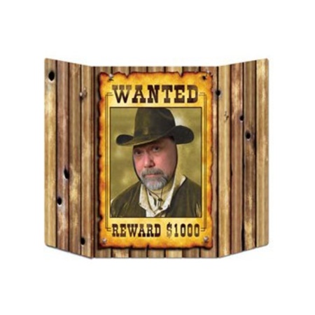 Wanted foto bord 94 x 63 cm