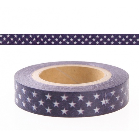Washi tape blue with stars