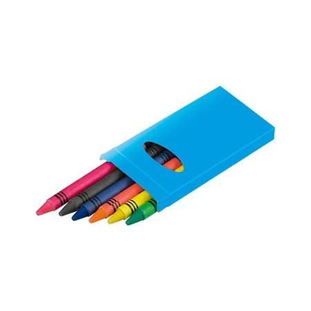 Coloured crayons 6 pieces