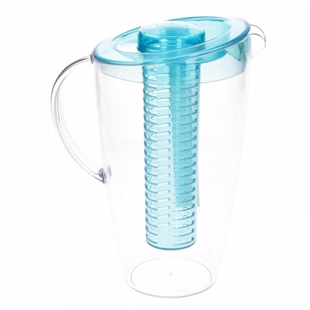Can with fruit filter blue 25 cm