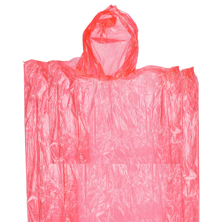 Disposable rainsuit for kids red