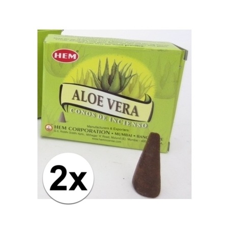 Wierook Aloe Vera 20 kegeltjes