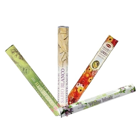 Package of 4 incense fragrances
