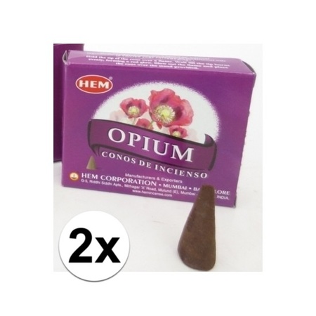Wierook Opium 20 kegeltjes
