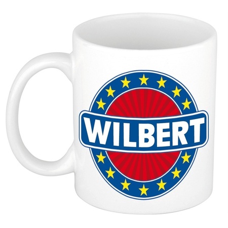 Wilbert naam koffie mok / beker 300 ml