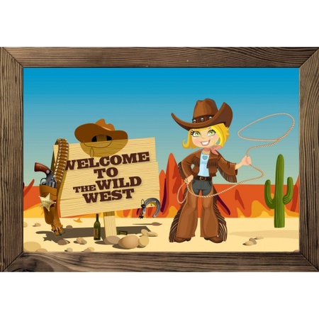 Western posters 4 pcs