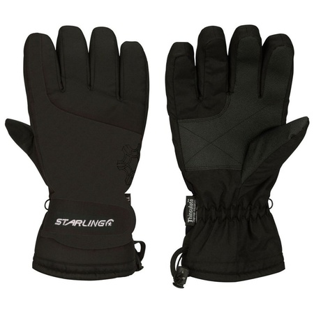 Ski gloves Starling black for adults