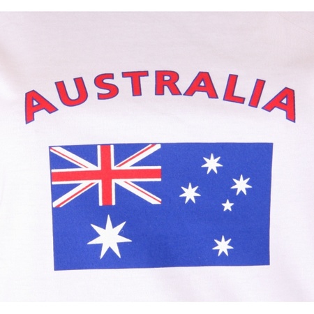 Wit dames t-shirt Australie