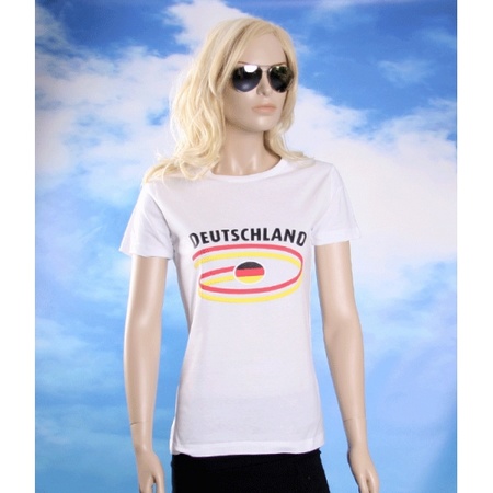 Wit dames t-shirt Duitsland