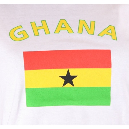 Wit dames t-shirt Ghana