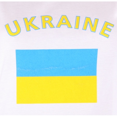 Wit dames t-shirt Oekraine