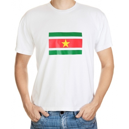 Suriname t-shirt with flag large sizes